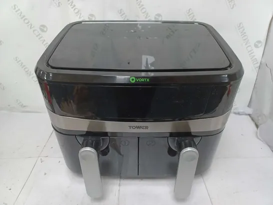 BOXED TOWER 9 LITRE DUAL BASKET AIR FRYER