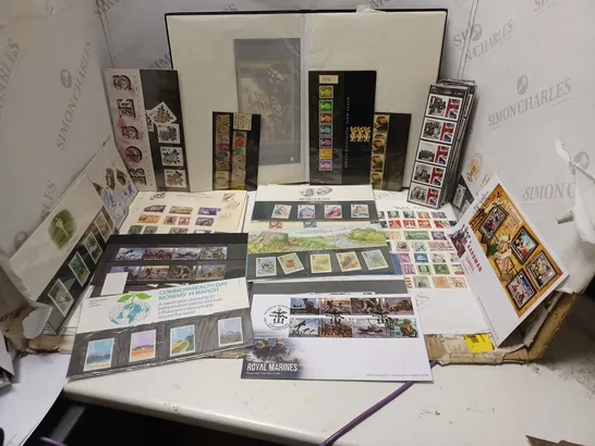 LARGE QUANTITY OF STAMPS AND STAMP COLLECTIONS OF VARIOUS YEARS AND ORIGINS