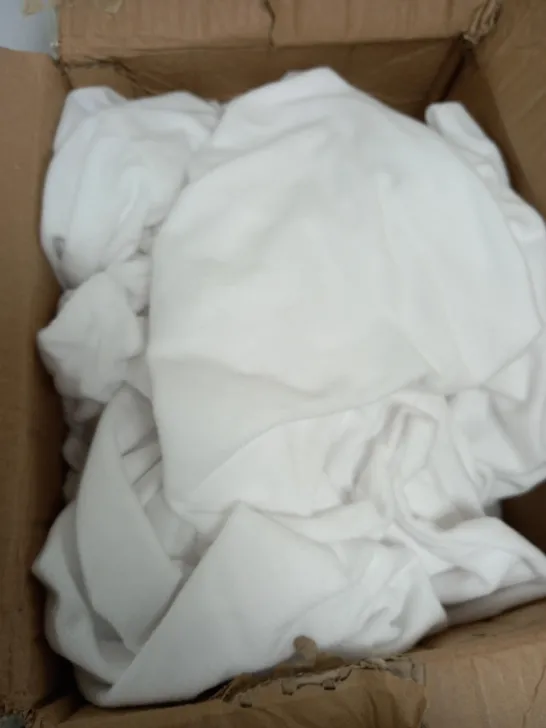 BOXED COZEE HOME LUNASOFT FITTED SHEETS AND PILLOWCASES COLLECTION IN BRIGHT WHITE