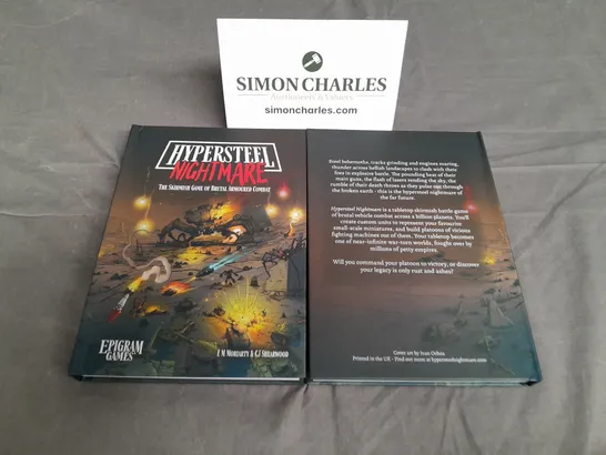 LOT OF 20 BRAND NEW HYPERSTEEL NIGHTMARE SKIRMISH GAME BOOKS