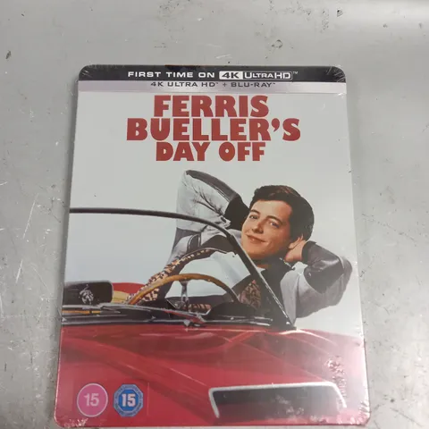 SEALED FERRIS BUELLER'S DAY OFF ULTRA HD BLU-RAY 