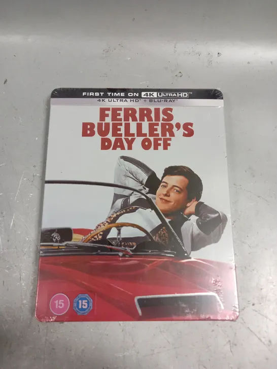 SEALED FERRIS BUELLER'S DAY OFF ULTRA HD BLU-RAY 