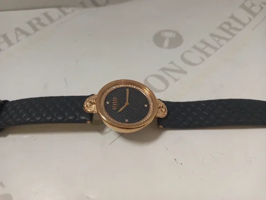 VERSUS VERSACE SOUTH BAY ROSE GOLD BLUE DIAL BLUE STRAP RRP £180