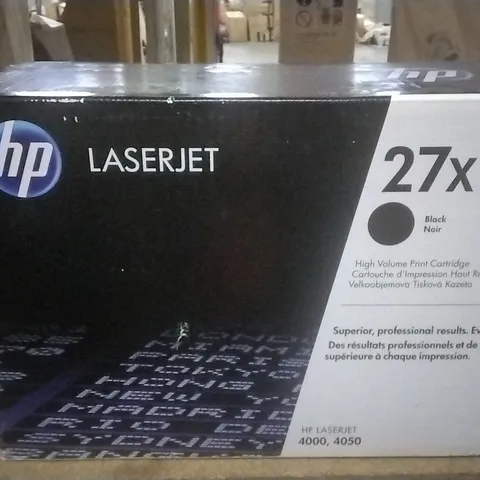 BOXED HP LASERJET 27X HIGH VOLUME PRINT CARTRIDGE BLACK NOIR