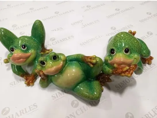 BRAND NEW HOME 2 GARDEN SET OF 3 GARDEN FROGS