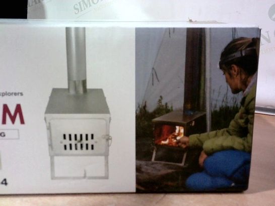 FASTFOLD TITANIUM CAMPIN STOVE WITH CARRY BAG (SEALED BOX)