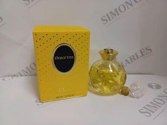 BOXED DIOR DOLCE VITA EAU DE TOILETTE SPRAY - 100ML 