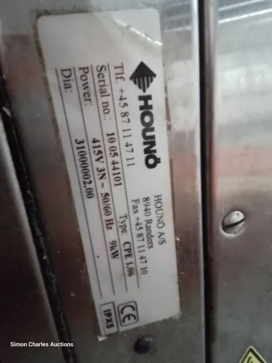 HOUNO  BKI COMBI-KING 6 TRAY COMBINATION OVEN Model CPE 1.06