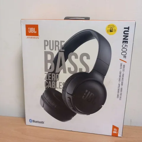 BOXED JBL BY HARMAN TUNE 500BT WIRELESS HEADPHONES