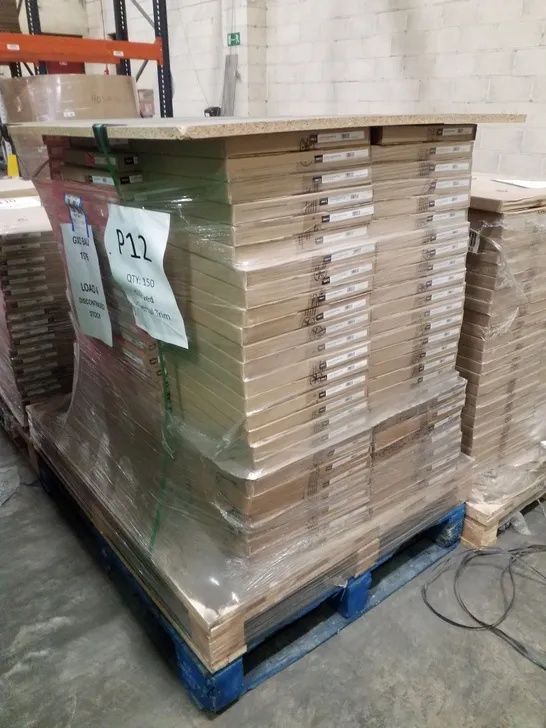 PALLET CONTAINING APPROXIMATELY 150 BOXED CURVED UNIVERSAL TRIMS