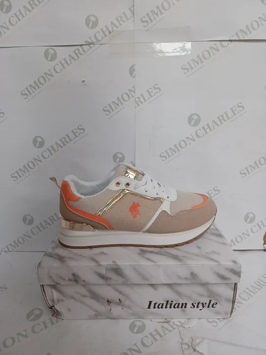 SEA STAR BLUE BEIGE TRAINERS - EU 40