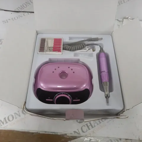 DELAINE RECHARGABLE ELECTRIC NAIL DRILL MACHINE BOXED