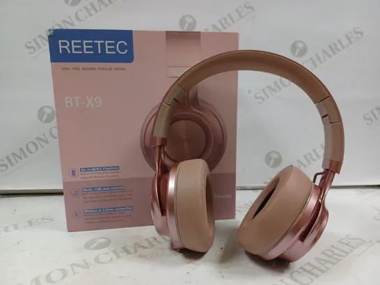 BOXED REETEC BT-X9 PINK HEADPHONES 