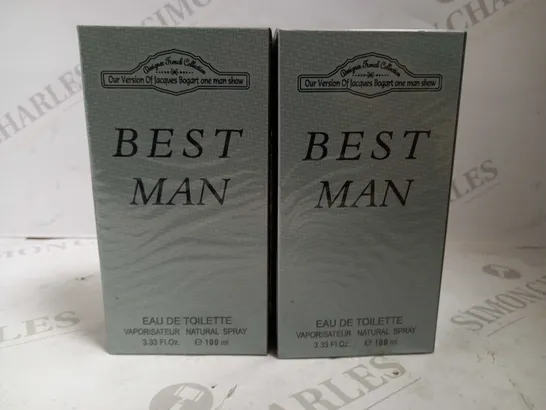 LOT OF 9 DFC BEST MAN EDT 100ML