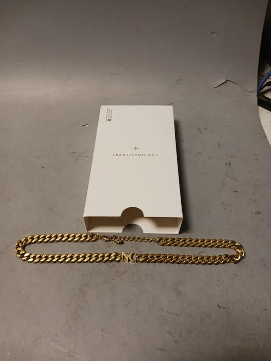 BOXED ABBOTTLYON THICK GOLDEN NC CHAIN 