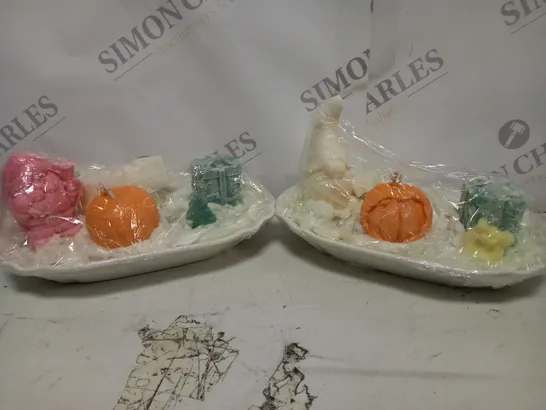 TWO ASSORTED UNBRANDED WAX MELT SETS