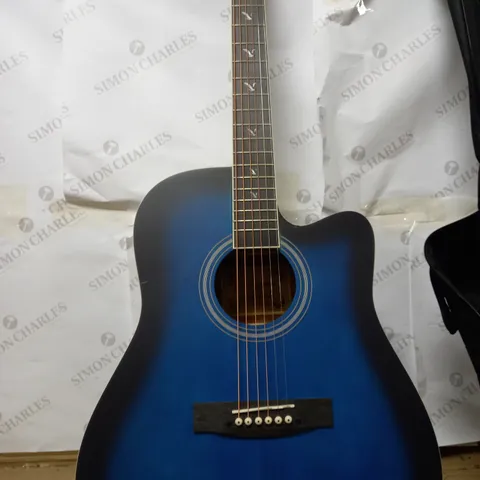 MARTIN SMITH BLUE GUITAR