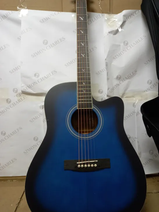 MARTIN SMITH BLUE GUITAR