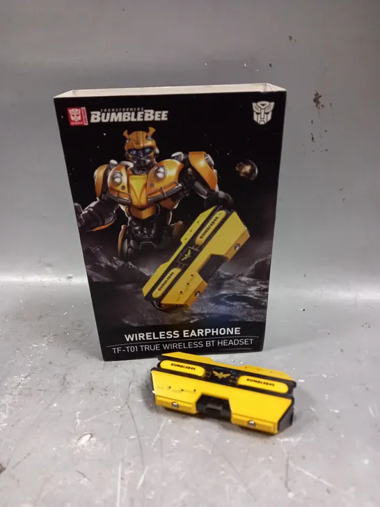 BOXED TRANSFORMERS TF-T01 BUMBLE BEE WIRELESS EARPHONES 