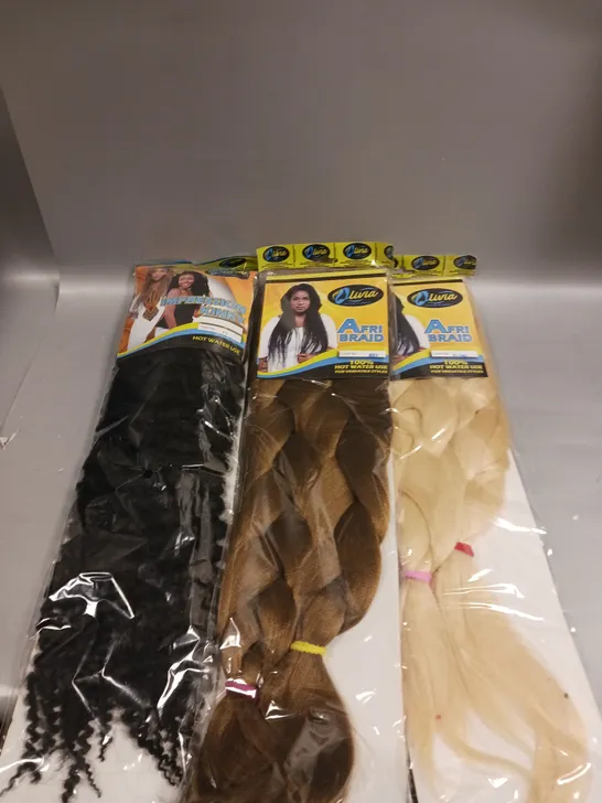 APPROXIMATELY 20 SEALED OLIVIA HAIR PIECES IN ASSORTED COLOURS & STYLES	