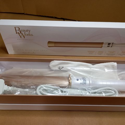 BOXED BEAUTY WORKS FLAT IRON WAVE BAR 38MM