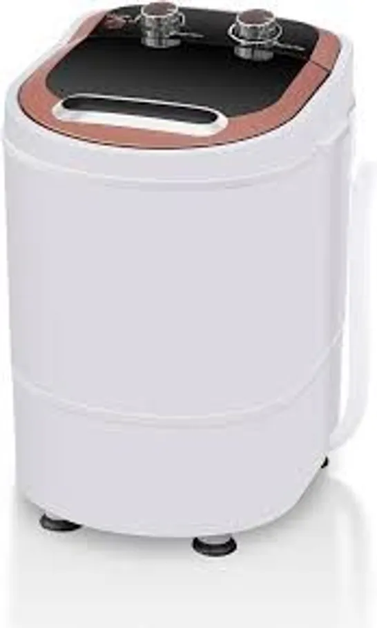 BOXED PORTABLE MINI WASHING MACHINE AND SPIN DRYER SYSTEM 