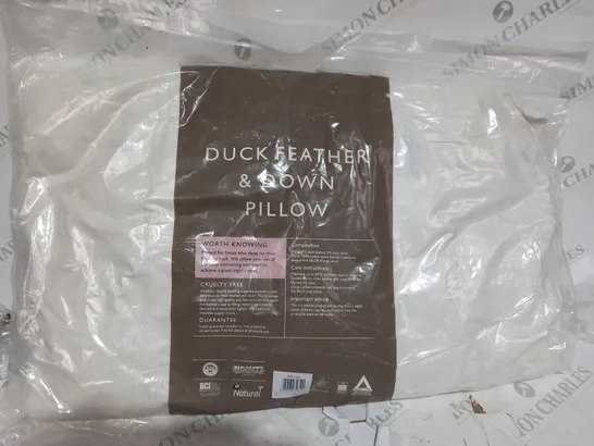 PACKAGED JOHN LEWIS DUCK FEATHER & DOWN PILLOW 