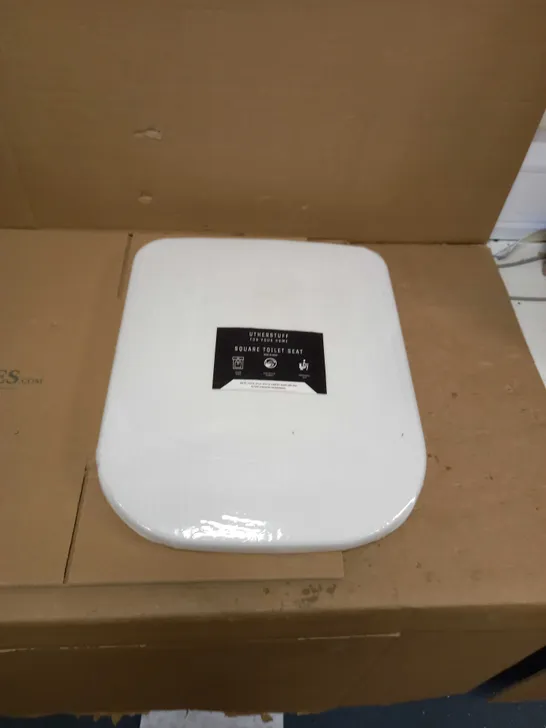 UTHERSTUFF SQAURE TOILET SEAT - WHITE 