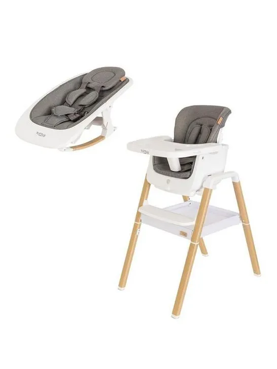 BOXED NOVA BIRTH TO 12 HIGHCHAIR - WHITE/OAK (2 BAGS)