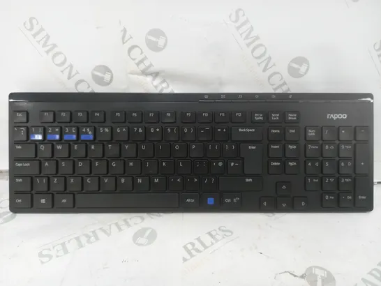 BOX OF 4 RAPOO 8100M WIRELESS KEYBOARD