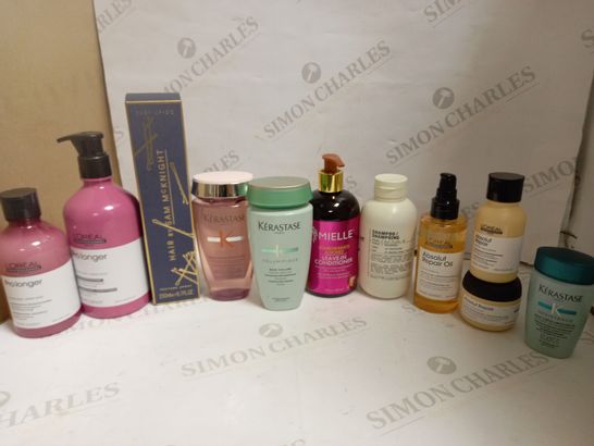 LOT OF APPROXIMATELY 11 HAIR CARE ITEMS, TO INCLUDE LE LABO, KERASTASE, SAM MCKNIGHT, ETC
