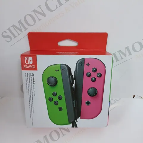 BOXED NINTENDO SWITCH JOY CON PAIR OF CONTROLLERS