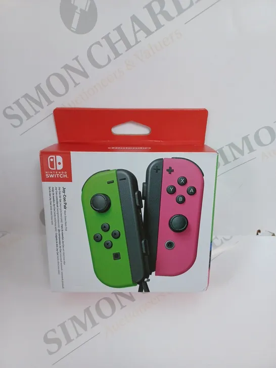 BOXED NINTENDO SWITCH JOY CON PAIR OF CONTROLLERS