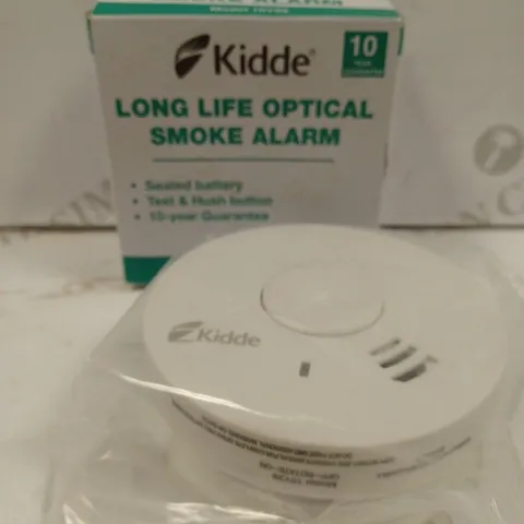 BOXED KIDDE LONG LIFE OPTICAL SMOKE ALARM 