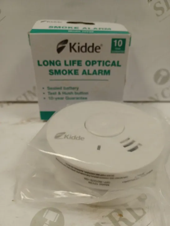 BOXED KIDDE LONG LIFE OPTICAL SMOKE ALARM 