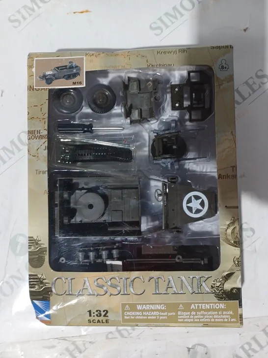 BOXED NEWRAY CLASSIC TANK 1:32 SCALE M16 MODEL KIT