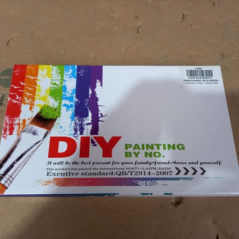 DIY PAINT BY NUMBERS KIT