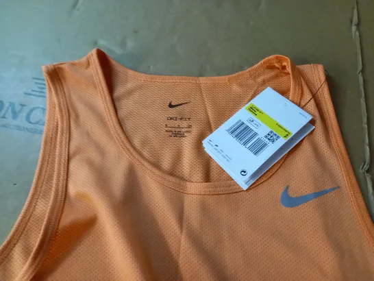 NIKE MENS TRAINING VEST IN ORANGE - S/P