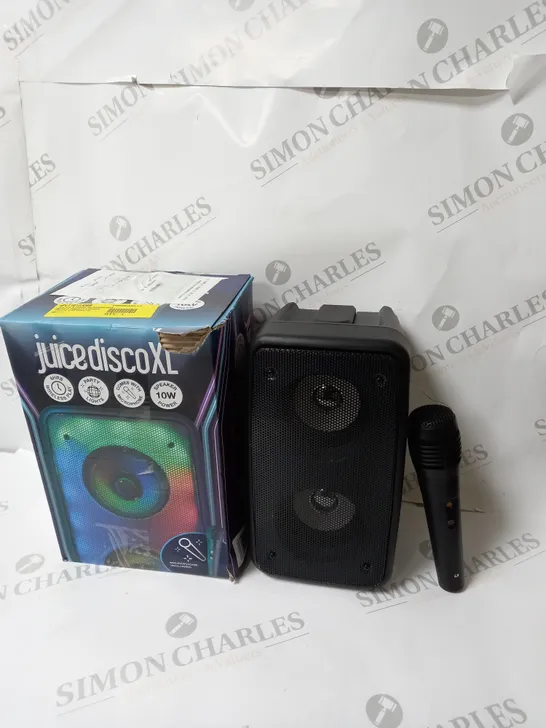 BOXED JUICE DISCO XL WIRELESS SPEAKER WITH MICROPHONE