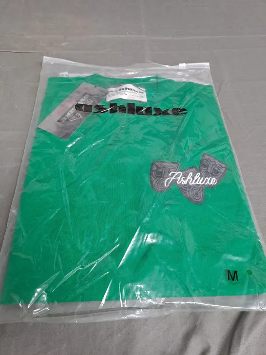 ASHLUXE GREEN T-SHIRT SIZE M 