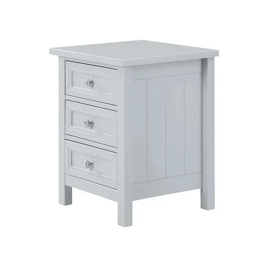 BOXED JARLIN BEDSIDE TABLE DOVE GREY (1 BOX)