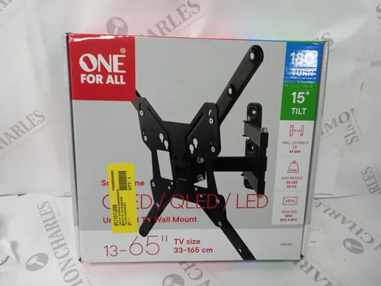 BOXED ONE FOR ALL SMART LINE UNIVERSAL WALL MOUNT FOR TVS 13-65