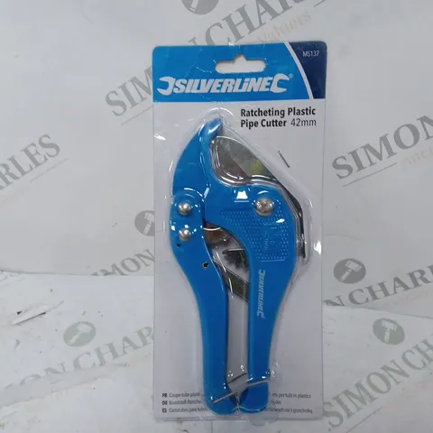 SILVERLINE RATCHETING PLASIC PIPE CUTTER - 42MM