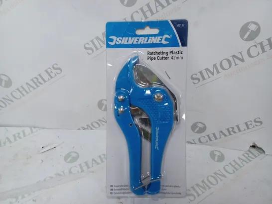 SILVERLINE RATCHETING PLASIC PIPE CUTTER - 42MM