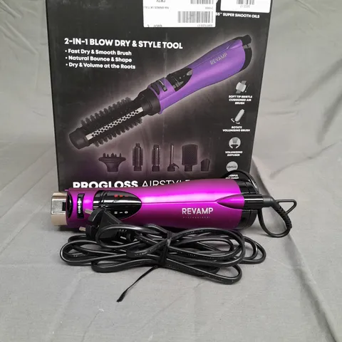 BOXED REVAMP PROGLOSS 2-IN-1 BLOW DRY AND STYLE TOOL