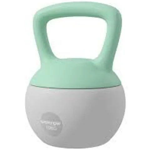 BOXED SPORTNOW 10KG KETTLEBELL, SOFT KETTLE BELL WITH NON-SLIP HANDLE FOR HOME GYM WEIGHT LIFTING AND STRENGTH TRAINING