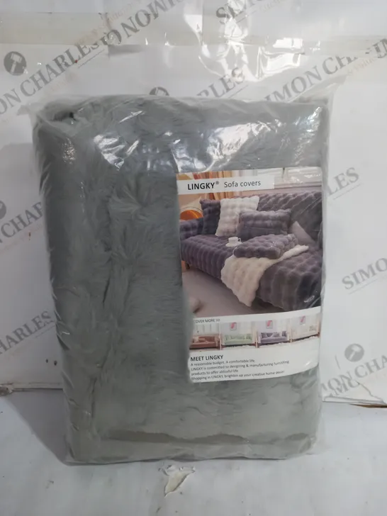 LINGKY GREY SOFA COVER 