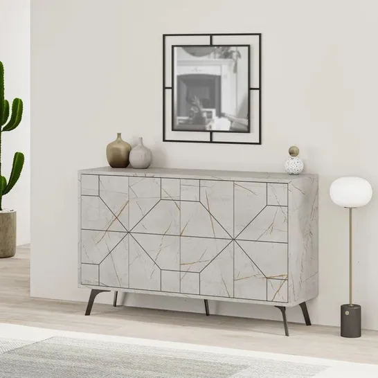 BOXED ALIN 123CM SIDEBOARD - 2 BOXES