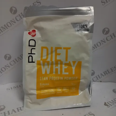 SEALED DIET WHEY LEAN PROTEIN POWDER - BANANA 1KG