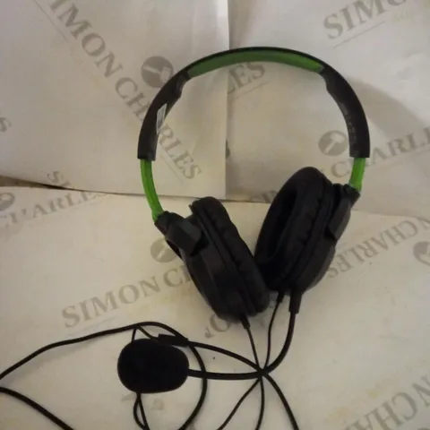 TURTLE BEACH GREEN HEADPHONES